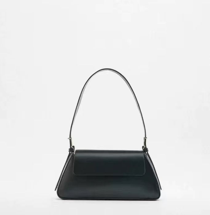 Жіноча сумочка Zara, сумка багет, сумка на плече