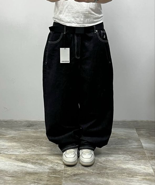Нові широкі чорні джинси BAGGY rap jeans широкие джинсы бегги реп Jaded London t