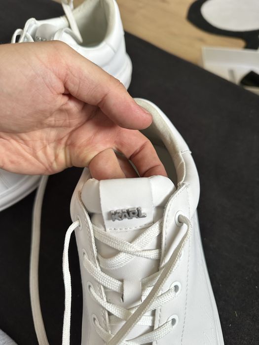 Buty męskie Karl Lagerfeld 45 29cm Białe