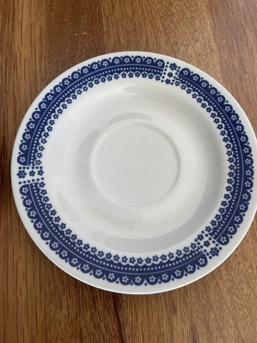 Talerz porcelanowy Jlmenau Graf von Henneberg  „niebieska cebula