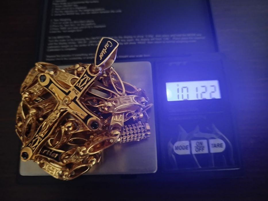 Cartier -Piękny Komplet -101gr.-w złoceniu 18k-750-10 mikronów