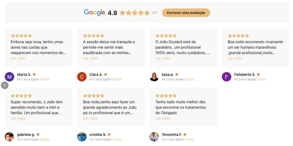 Massagem Terapêutica e Alívio de Dores - Clínica em Cascais