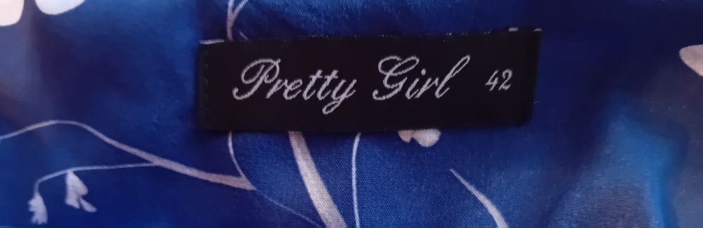 Sprzedam NOWĄ damską sukienkę, kolor chabrowy, rozm. 42