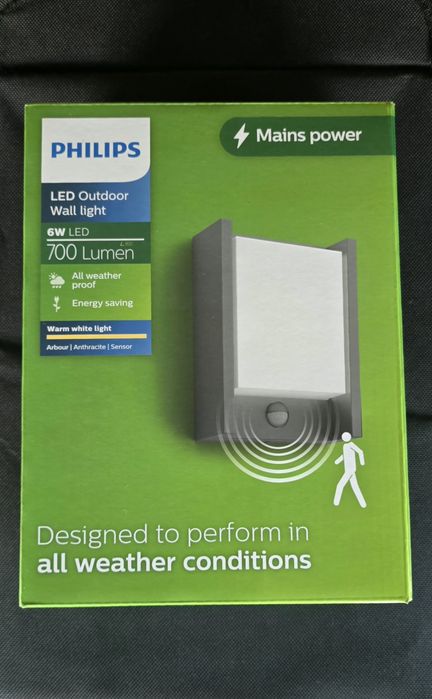 LED Philips Arbour. Czujnik ruchu.
