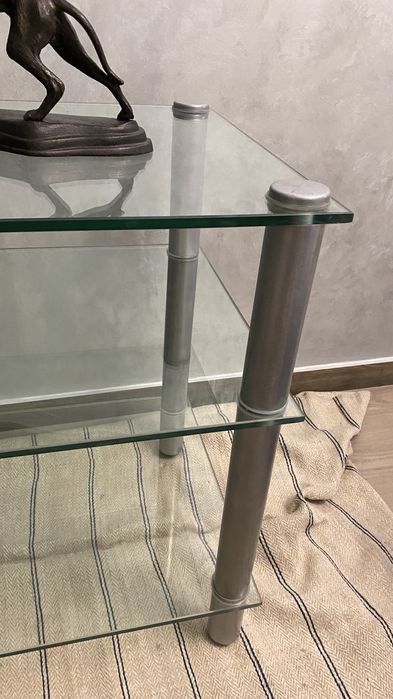 Тумба скляна під телевізор