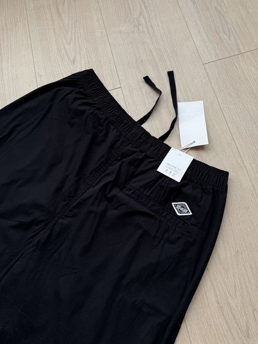Легкі Брюки ZARA Balloon Fit Чоловічі Чорні Штани парашути Широкие Мужские Черные Штаны Зара