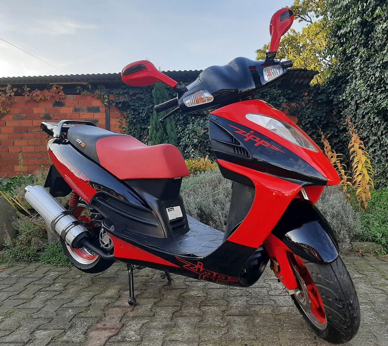 Jak nowy skuter Zipp Quantum 125cc 4t 2008r 1wł 1916km na GAŹNIKU