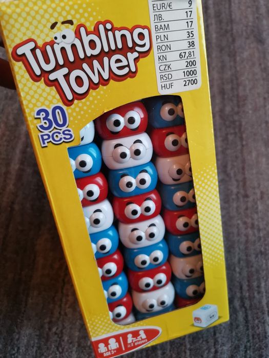 Gra dla dzieci wesołe klocki jenga