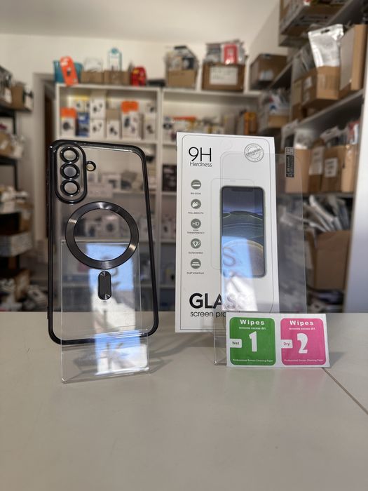 Etui Plecki z MagSafe + SZKŁO hartowane do SAMSUNG GALAXY A37