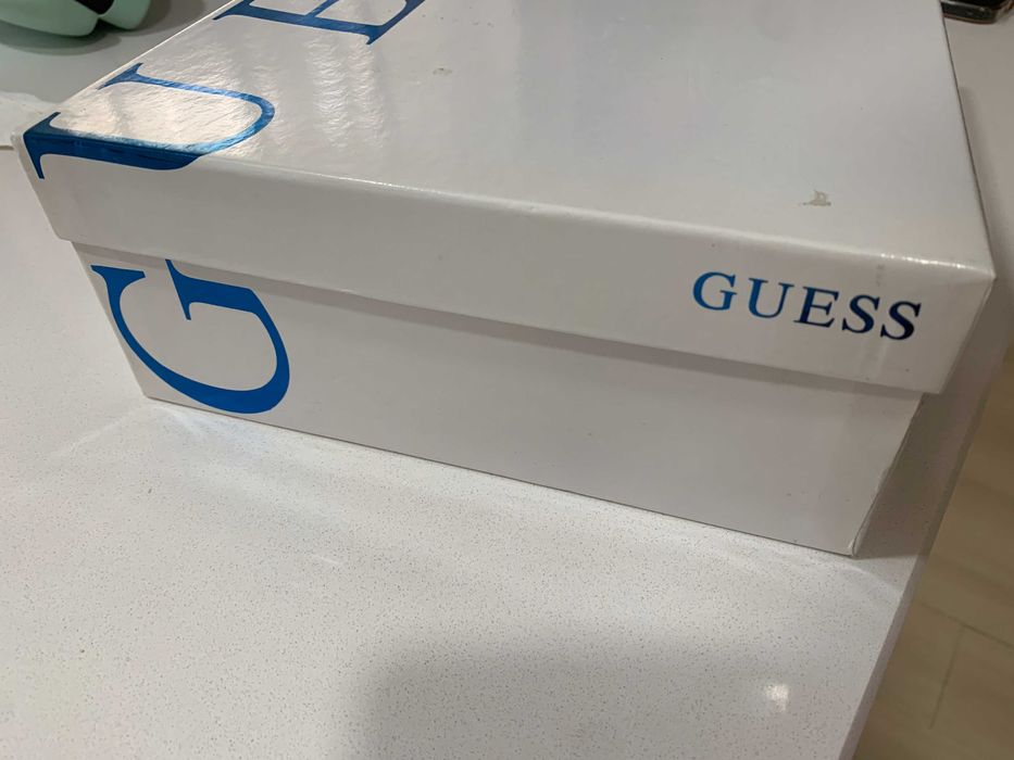 Botins GUESS camurça azul marinho