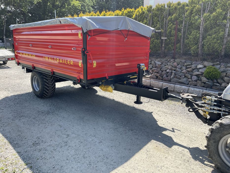 Przyczepa jednoosiowa wywrotka kiper 3 strony transport gratis