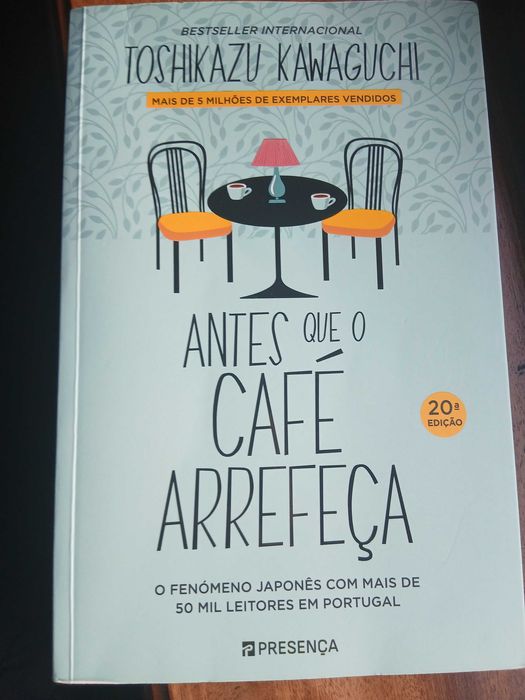 Livro Antes Que o Café Arrefeça de Toshikazu Kawaguchi