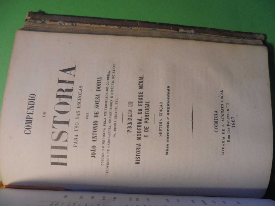 Doria (João António de Sousa);Compendio de História para Escolas