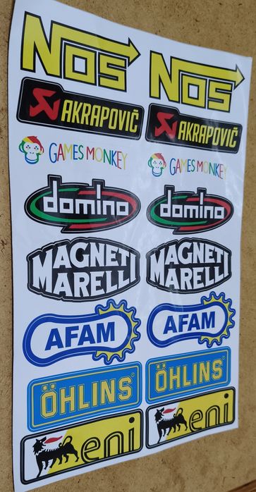 Pack de 14 Autocolantes Adesivos - Envio Grátis