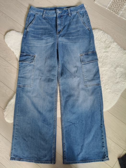 Spodnie jeansowe baggy rozmiar 40