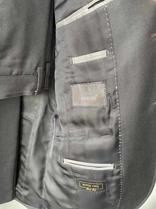 Костюм з вовни чоловічий simoni 46 розмір slim fit