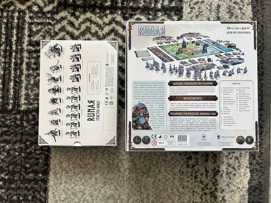 RUNAR + dodatkowe figurki + dodatek TROLL (folia)