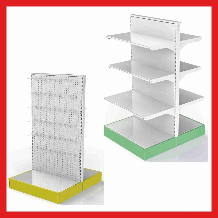 Торгове обладнання, Меблі, Металеві Стелажі для Магазину