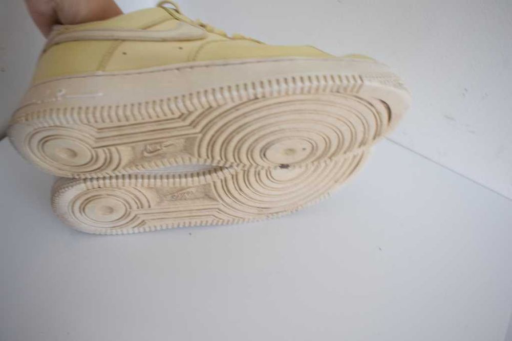 Nike Air Force 1 Low Cross Stitch kremowe 42 sneakersy skórzane