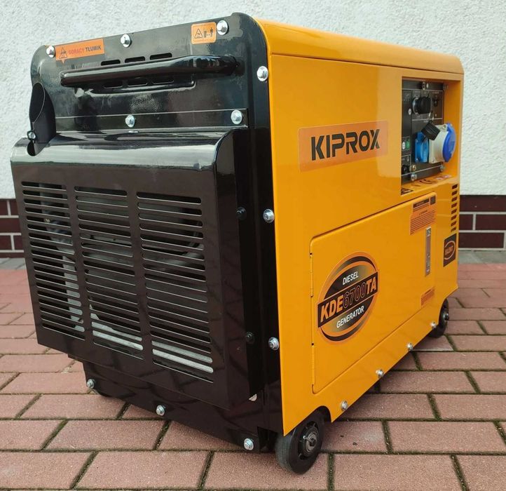 Agregat prądotwórczy Kiprox 5,0 kW, DISEL+ OLEJ! OD RĘKI!
