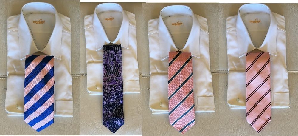 Gravatas de seda novas de boa qualidade. O preço é para UMA gravata