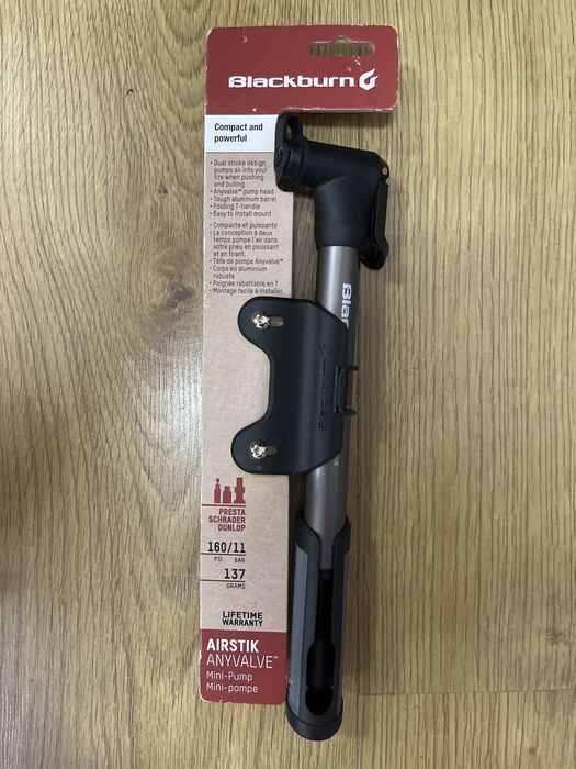 Pompka rowerowa blackburn airstik anyvalve presta dunlop schrader