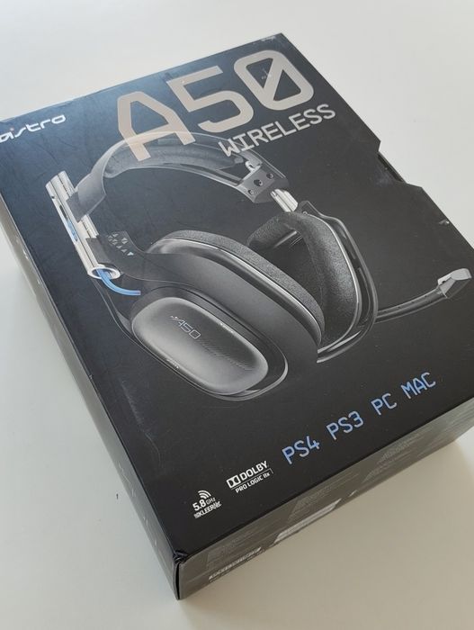 Headset Gamer Sem Fios ASTRO A50 para PC / Mac / PS4 / PS3