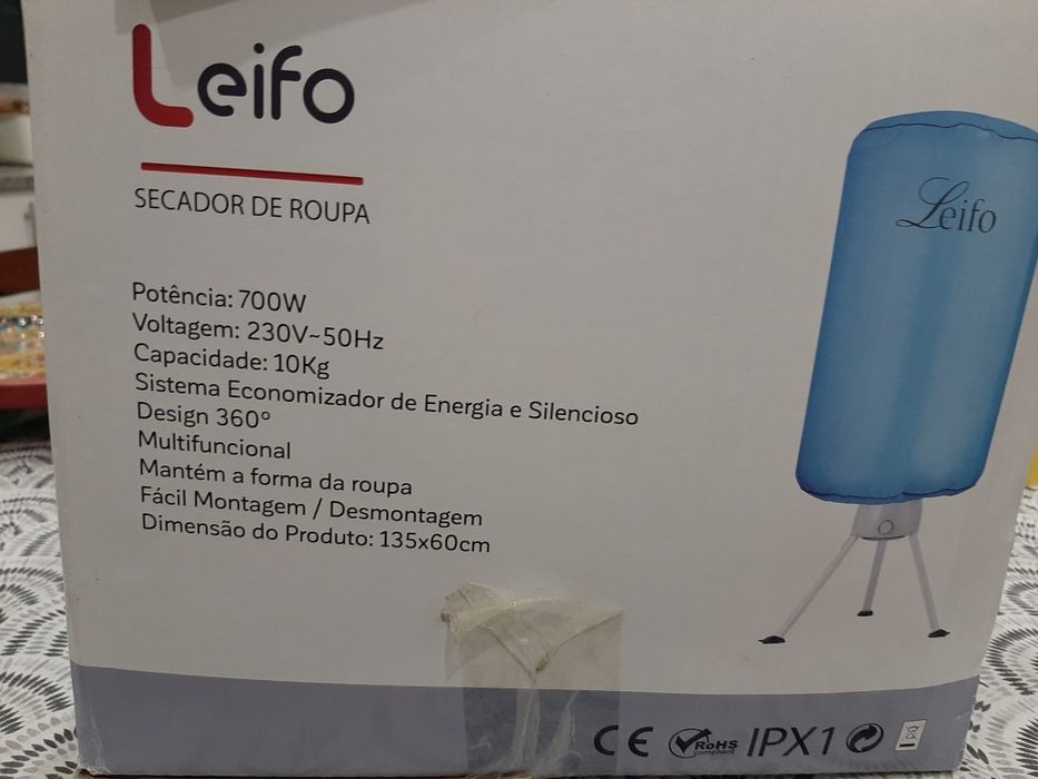 Secador roupa marca Leifo