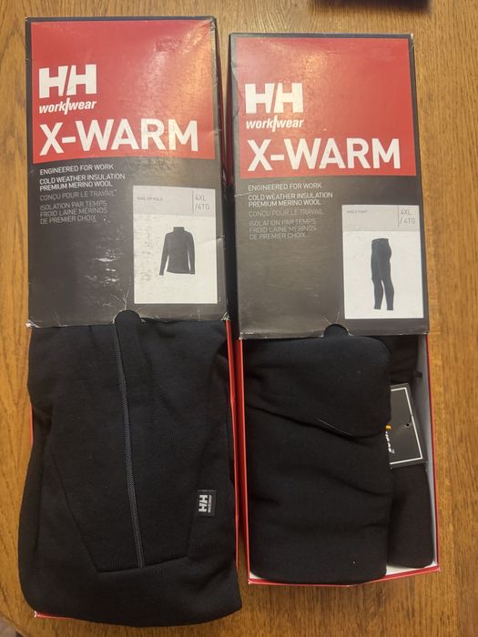 Оригінальний комплект термобілизни Helly Hansen X-Warm. Розмір 4XL