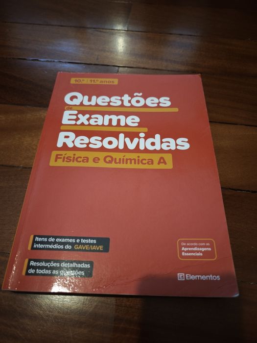 Questões de Exame Resolvidas - Física e Química A - 10.º e 11.º Anos