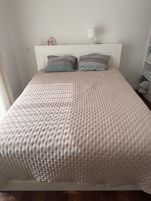 Cabeceira branca IKEA Brimnes 160cm