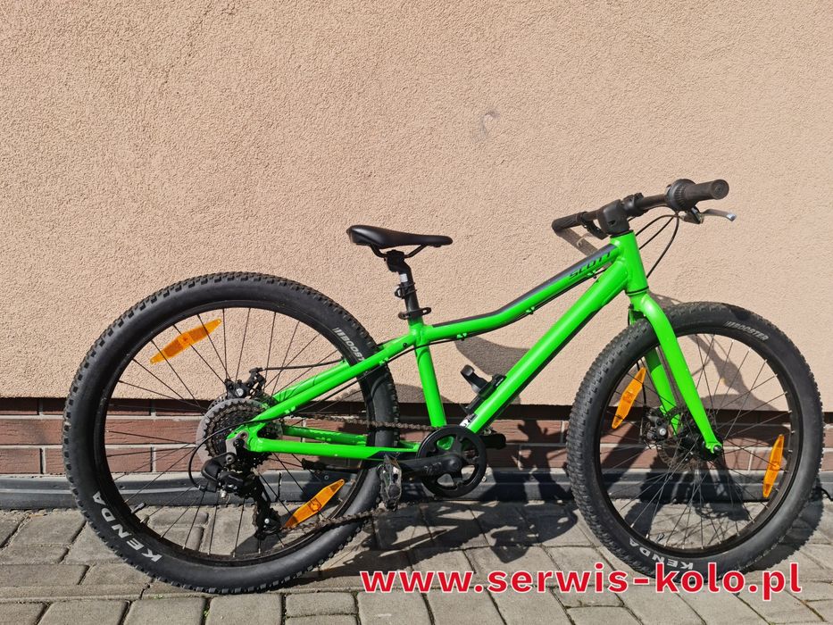 Rower dziecięcy SCOTT koła 24 SHIMANO aluminium rabat WYSYŁKA