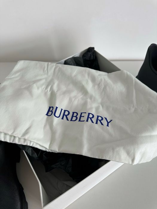 Оригінальні чоловічі резинові чоботи Burberry Marsh Rain Rubber Boots Black