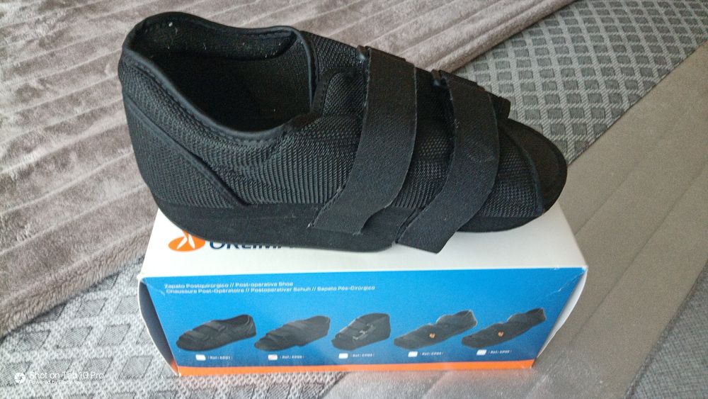 Sapato pós operatório c/ tacão 36/38  Orliman