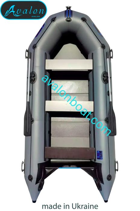 Надувний моторний човен ПВХ AVALON для риболовлі АВАВЛОН АТ 350