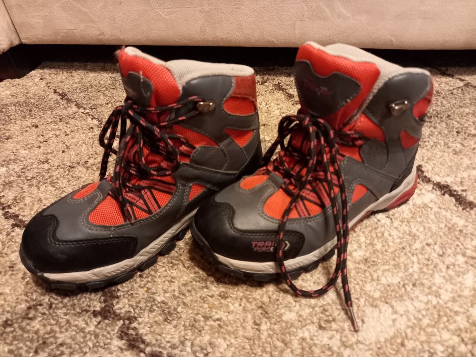 Buty trekkingowe zimowe wodoodporne, rozm 34 - używane