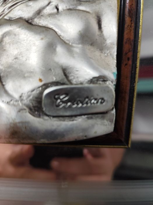 Quadro espetacular em prata maciça 925 Italiana.