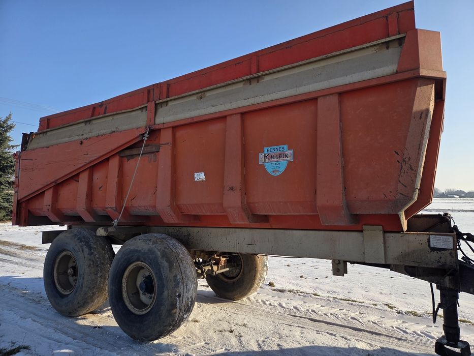 Przyczepa skorupowa  14   16 ton knapik   brimont