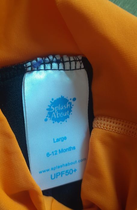 Pieluszka kąpielowa na basen Splash About L, 6-12 miesięcy UPF50+