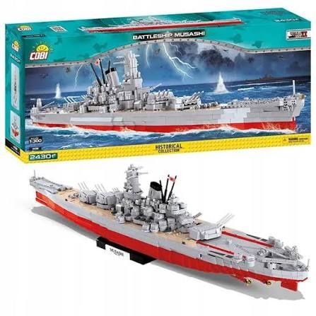 COBI 4811 Pancernik MUSASHI (1:300) – Unikat