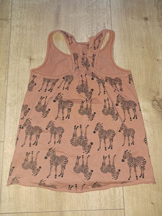 Cool club bluza t-shirt bez rękawów zebry rozm 140