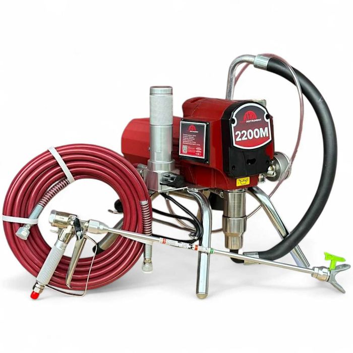 Поршневий безповітряний фарбувальний апарат 2200M (2.4 л/хв 1300 Вт)