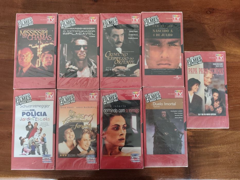 VHS novos e selados