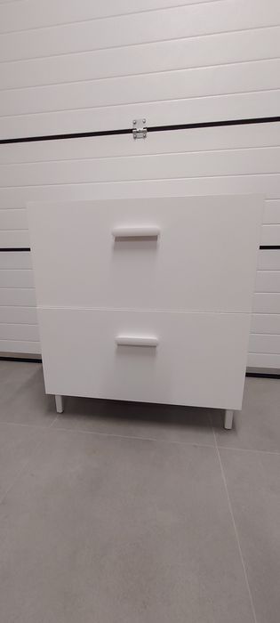Szafka pod umywalkę, biała 70 cm