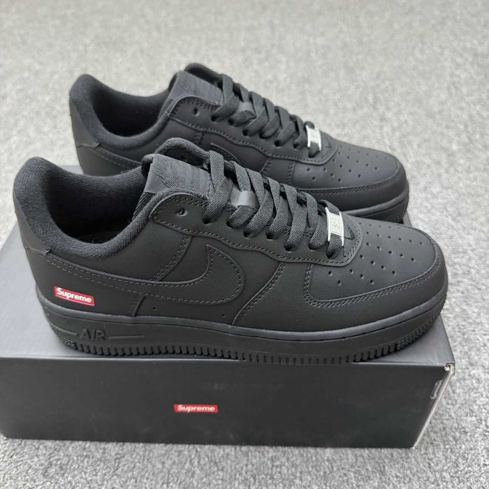 Nike Air Force 1 Low Supreme Czarny r.40