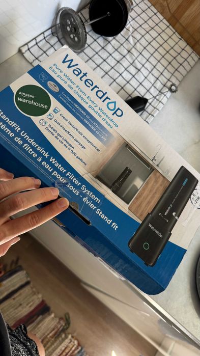 Sistema de Filtro de Água Waterdrop StandFit (Debaixo do Lava-loiça)
