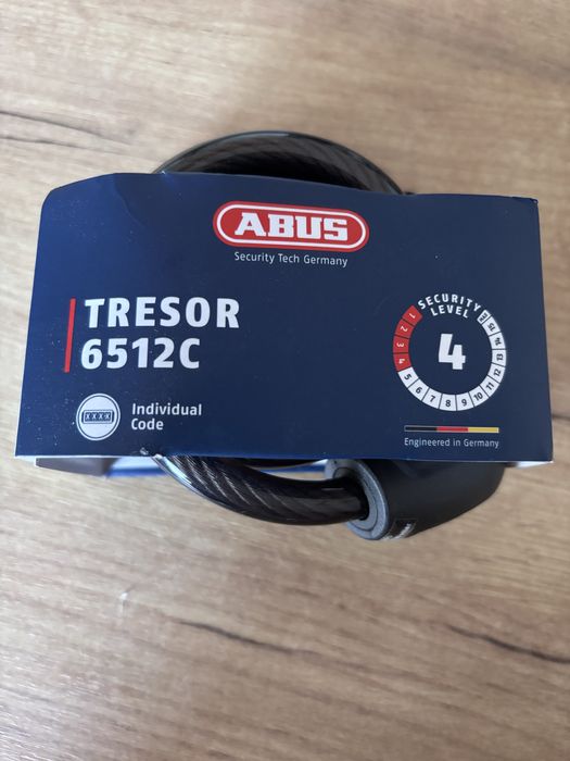 Zapięcie rowerowe ABUS Tresor 6512C/180 – nowe