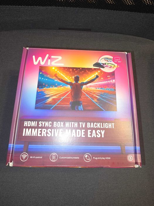 WiZ HDMI Sync Box z taśmą LED do TV ambilight 75-85