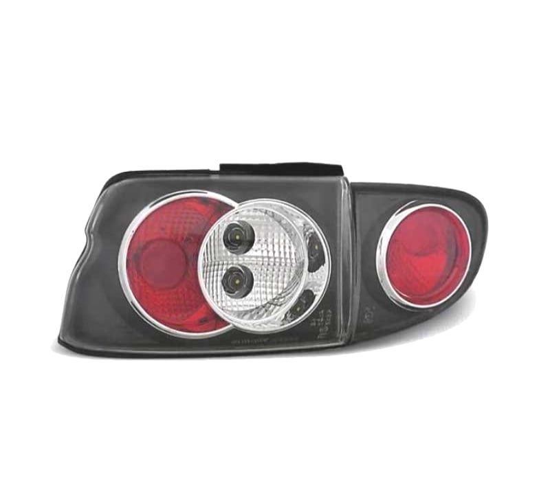 FAROLINS TRASEIROS FORD ESCORT 95-00 LOOK LEXUS PRETO