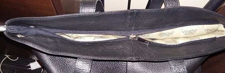skorzana   torebka  shopper  venezia